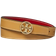 Tory Burch 1" Miller Smooth Reversible Belt - Red/Ginger Shortbread/Gold
