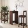 vidaXL 854424 Brown Oak Bar Table 50x51cm
