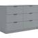 Phoenix Grey Chest of Drawer 120x80cm