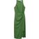 Mango Bow Midi Dress - Green