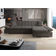 Mirjan24 Montana Right Brown Soffa 278cm 5-sits