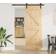 vidaXL 3332607 Skydedør (80x210cm)