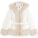 River Island Faux Fur Trim Padded Jacket - Cream