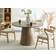 Beliani Oyen Dark Wood Dining Table 120cm
