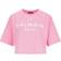 Balmain Logo Crop T-shirt - Pink