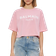 Balmain Logo Crop T-shirt - Pink