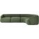 Westwing Collection Sofia Modular Dark Green Sofa 312cm 4 Seater