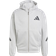 adidas Z.N.E. Full Zip Hooded Track Jacket - Medium Grey Heather