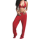 SKIMS Cotton Rib Pants - Cranberry