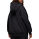 Nike Jordan Flight Fleece Women's Satin-Lined Pullover Hoodie - Black/Dark Smoke Grey