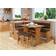Mini Kitchen Beige/Brown Bordsgrupp 87x105cm 4st