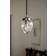 Globen Lighting Juni Steel/Clear Pendant Lamp 11cm