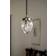 Globen Lighting Juni Steel/Clear Pendellampa ∅ 11cm