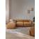 Westwing Collection Sofia Hellbraun Sofa 277cm 3-Sitzer