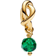 Pandora May Royal Eternity Circle Dangle Charm - Gold/Green