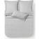 Westwing Collection Linna Duvet Cover Grey (200x200cm)
