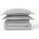 Westwing Collection Linna Duvet Cover Grey (200x200cm)