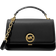 Michael Kors Delancey Medium Leather Crossbody Satchel - Black