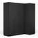Westwing Collection Leon Black Wardrobe 215x236cm