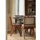 Westwing Collection Sissi Dark Wood/Cream White Köksstol 85cm
