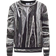 Carlo Colucci Dondi Pullover - Anthrazit/Hellgrau/Weiß