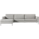 Westwing Collection Cucita Grey Sofa 118.9" 4 Seater