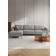 Westwing Collection Cucita Grey Sofa 118.9" 4 Seater