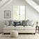 Paul Awesome Oatmeal Sofa 88" 3 Seater
