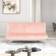Furniture of America Draper Pink Sofa 71" 3 Seater