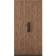 Westwing Collection Simone Walnut Wood Look/Black Garderob 100x200cm