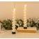 ValueLights White Spiral 2 Pack 25 x 4 x 4 cm LED Candle