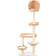 vidaXL Cat Tree with Sisal Scratching Post Willow Wood Natural