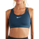 Nike Swoosh Medium Support Women's Padded Sports Bra - Armoury Navy/White