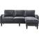 Ebern Designs Chenille Gray Sofa 77.4" 3 Seater