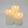 Flame Effect White LED-lys 15cm 3stk