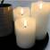 Flame Effect White LED-lys 15cm 3stk