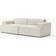 Westwing Collection Melva Light Beige Soffa 238cm 3-sits