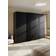 Westwing Collection Leon Black Garderobeskab 300x236cm