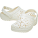 Crocs Classic Floral Cut-Out Clog - Chalk