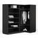 Westwing Collection Leon Black Garderobeskab 215x200cm