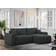 MKS Nelson Dark Gray Sofa 274cm 3-Sitzer