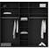 Westwing Collection Leon Black Garderob 250x236cm