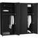 Westwing Collection Leon Black Garderob 250x236cm