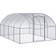 vidaXL Gallinero De Exterior De Acero Galvanizado 3x4x2 M
