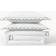 Westwing Collection Atina Duvet Cover White, Green (200x135cm)