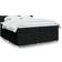 vidaXL Boxspring Met Matratze Stof 200 x 200 cm Betten-Sets