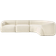 Westwing Collection Sofia Off White Soffa 312cm 4-sits