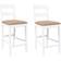 vidaXL 4102562 White/Brown Barstol 95cm 2st