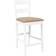 vidaXL 4102562 White/Brown Barstol 95cm 2st