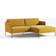Westwing Collection Fluente Mustard Yellow Sofa 198cm